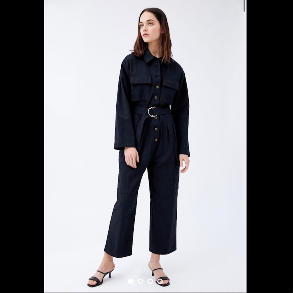 UO Belted Cargo Coverall Jumpsuit